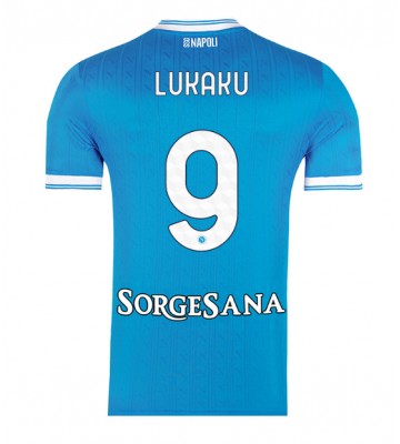 SSC Napoli Romelu Lukaku #9 Replika Hjemmebanetrøje 2025-26 Kortærmet